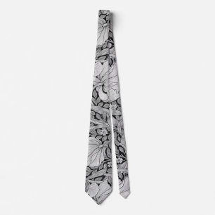 Pimpernel Grey Monotone, William Morris Tie
