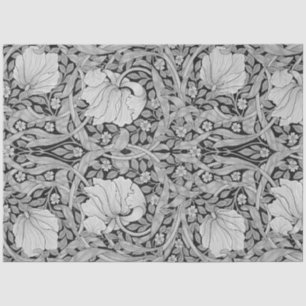 Pimpernel Grey Monotone, William Morris Tissue Paper