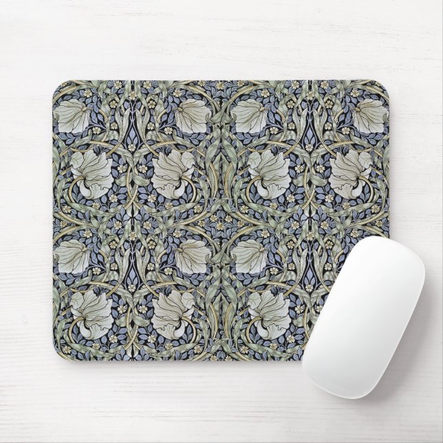 PIMPERNEL IN VINTAGE ORIGINAL - WILLIAM MORRIS MOUSE PAD (With Mouse)