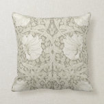 Pimpernel Ivory, William Morris Cushion<br><div class="desc">William Morris (24 March 1834 – 3 October 1896) was a British textile designer, poet, novelist, translator, and socialist activist associated with the British Arts and Crafts Movement. He was a major contributor to the revival of traditional British textile arts and methods of production. His literary contributions helped to establish...</div>