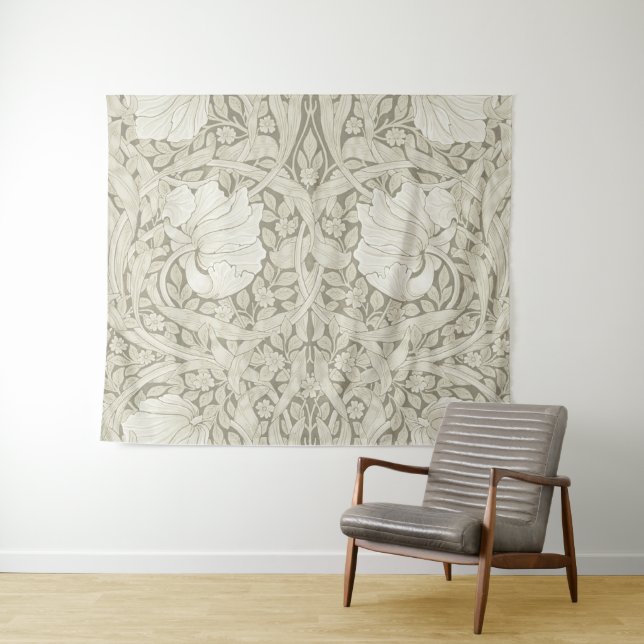 Pimpernel Ivory, William Morris Tapestry (In Situ (Horizontal))