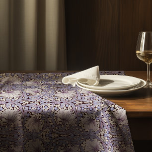 Pimpernel Lavender William Morris Floral Pattern Tablecloth