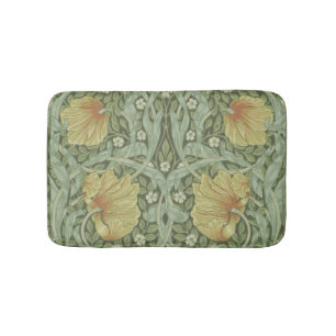 Pimpernel Pattern (by William Morris) Bath Mat