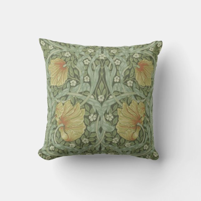 Pimpernel Pattern (by William Morris) Cushion (Front)