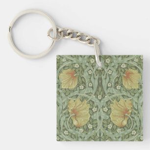 Pimpernel Pattern (by William Morris) Key Ring