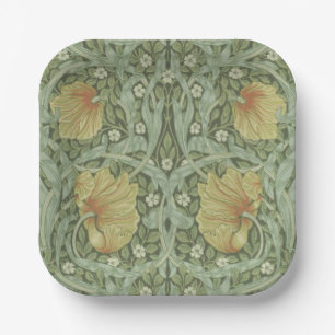 Pimpernel Pattern (by William Morris) Paper Plate