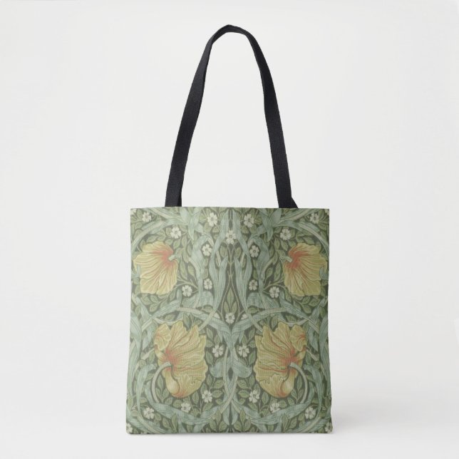Pimpernel Pattern (by William Morris) Tote Bag (Front)
