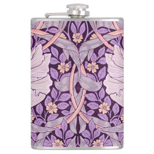 Pimpernel Purple, William Morris Hip Flask