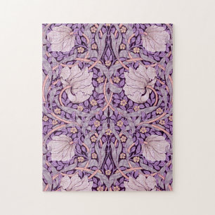 Pimpernel Purple, William Morris Jigsaw Puzzle