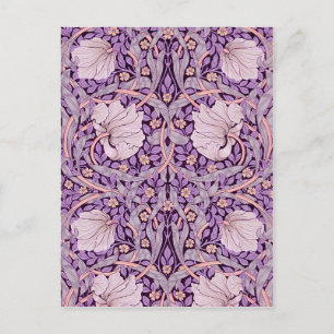 Pimpernel Purple, William Morris Postcard