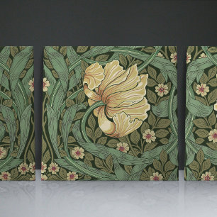 Pimpernel Seamless 1/2 William Morris Arts Crafts Ceramic Tile
