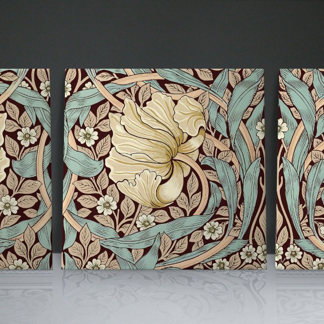 Pimpernel Seamless 1/2 William Morris Arts Crafts Ceramic Tile (Creator Uploaded)