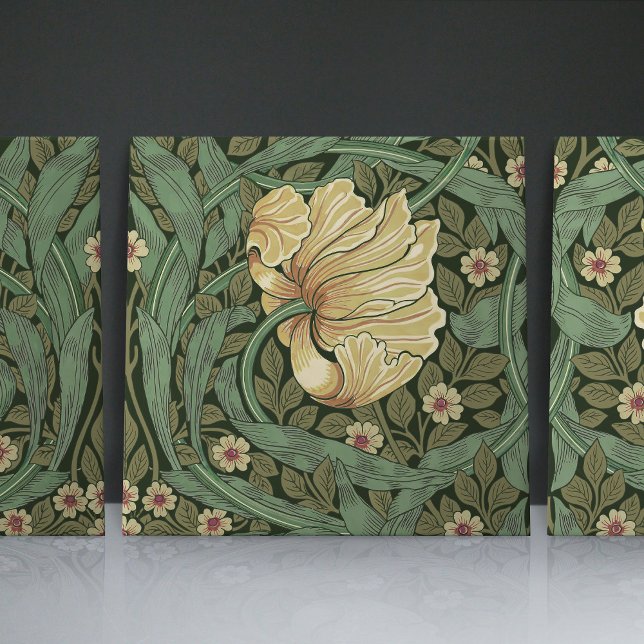 Pimpernel Seamless 1/2 William Morris Arts Crafts Ceramic Tile (Creator Uploaded)