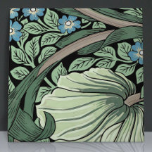 Pimpernel Seamless 1 of 12 Sage Green Blue