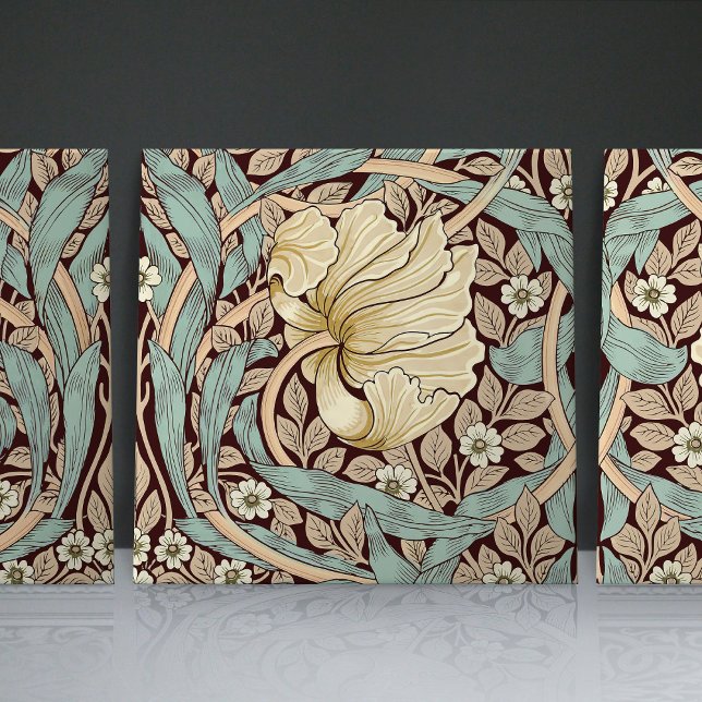 Pimpernel Seamless 2/2 William Morris Arts Crafts Ceramic Tile (Creator Uploaded)