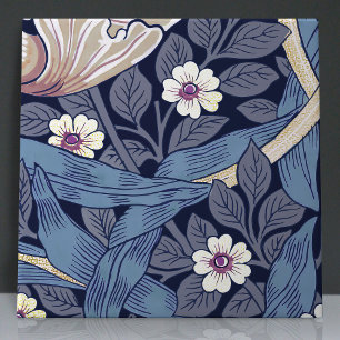 Pimpernel Seamless 8 of 12 Dusty Blue & Warm White Ceramic Tile