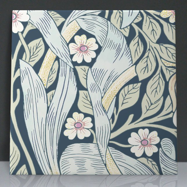 Pimpernel Seamless 9 of 12 Faded Blue Yellow Ceramic Tile (Creator Uploaded)