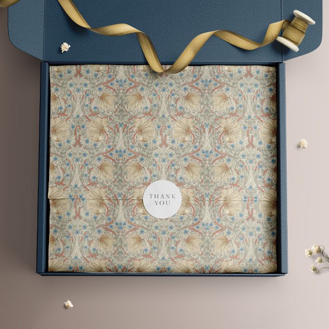 Pimpernel Warm Peach, Creamy Ivory, Misty Aqua Tissue Paper (Creator Uploaded)