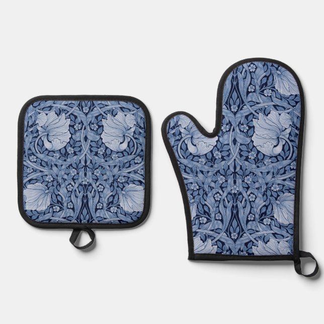 Pimpernel, William Morris Oven Mitt & Pot Holder Set (Front)