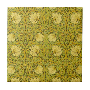 Pimpernel William Morris Pattern - Vintage Floral Ceramic Tile