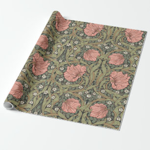 Pimpernel William Morris -SAGE PEACH Wrapping Pape Wrapping Paper