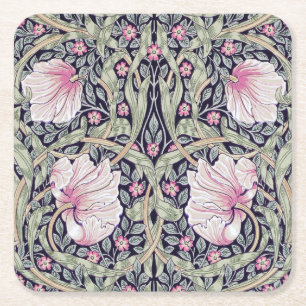 Pimpernel, William Morris Square Paper Coaster