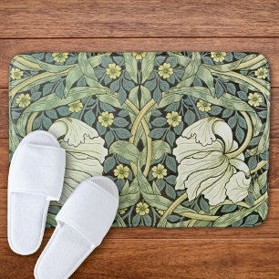 Pimpernel Yellow Flowers William Morris Bath Mat