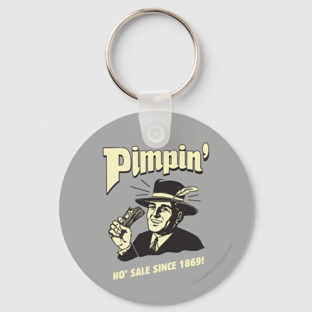 Pimpin': Ho Sale Key Ring (Front)