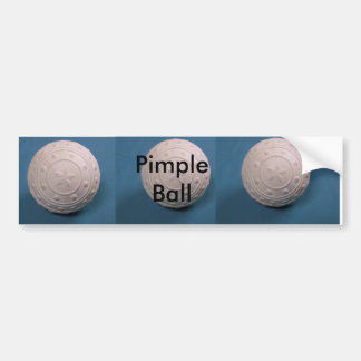 Pimple Ball Bumper Sticker