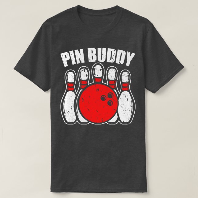 Pin Buddy Bowling Team T-Shirt (Design Front)