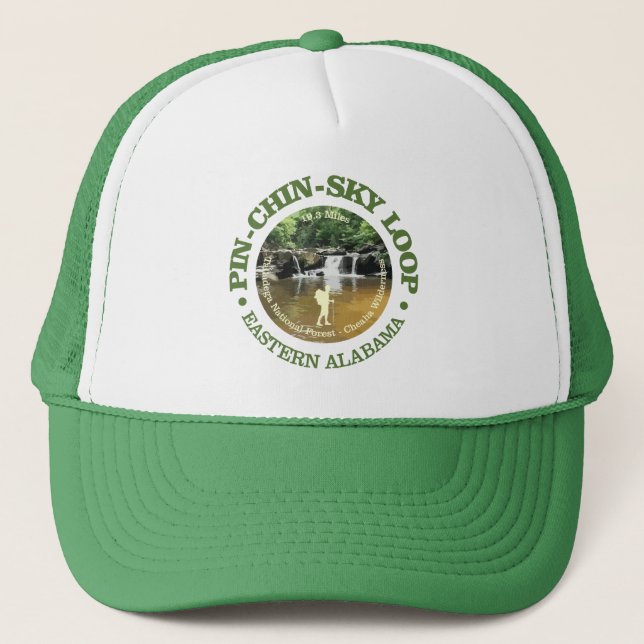 Pin-Chin-Sky Loop (rd) Trucker Hat (Front)