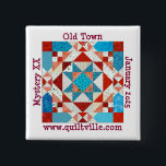 Pin for Old Town mystery<br><div class="desc">Pin back badge for Old Town Quiltville mystery.</div>