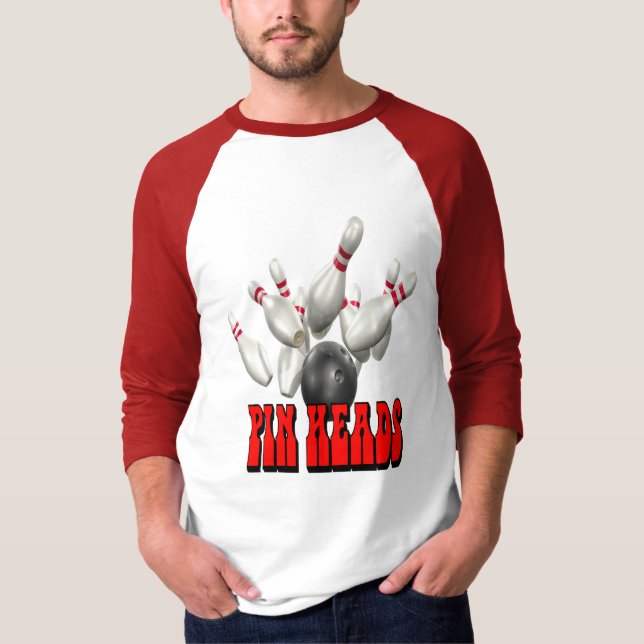 Pin Heads Bowling T-Shirt (Front)