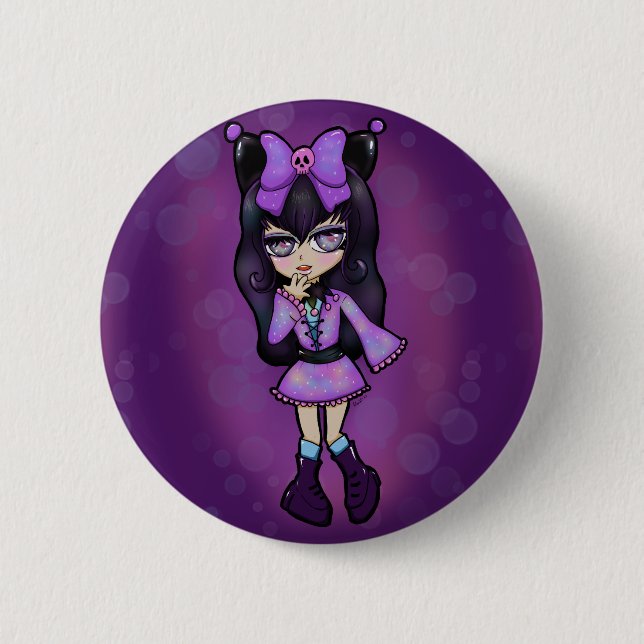 Pin Kuromi Chibi (Front)