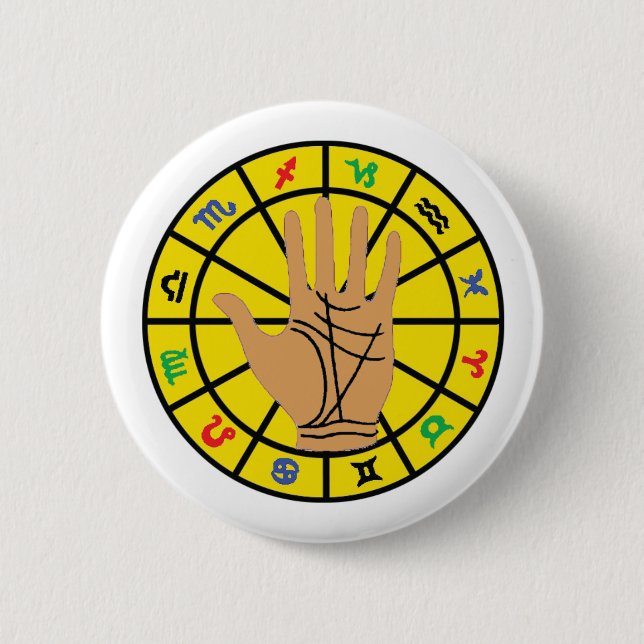 Pin-On Badge - Divination (Front)