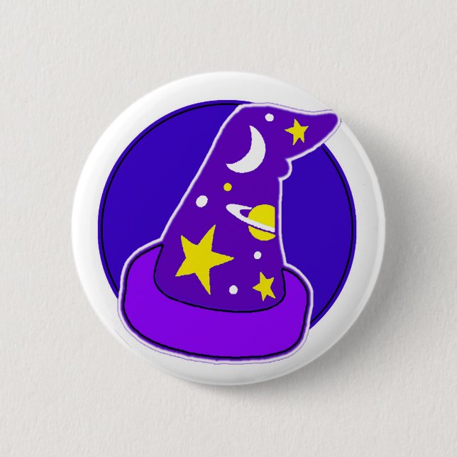Pin-On Badge - Wizardry (Front)