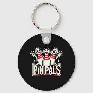 Pin Pals Bowling Shirt Bowl Shirt Bowling League B Key Ring