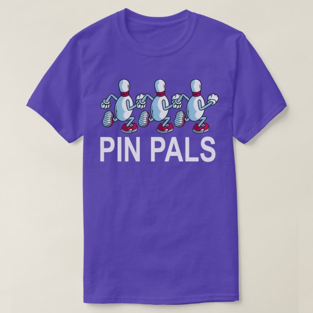 Pin Pals Bowling Training T T-Shirt (Design Front)