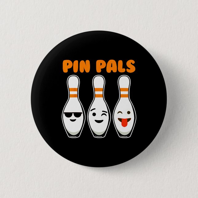 Pin Pals Cute Funny Bowling  (Front)