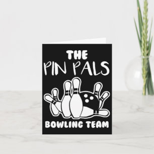 Pin Pals Team Bowling Card