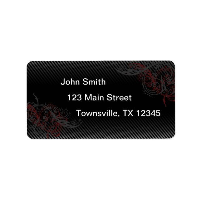 Pin Stripe Label (Front)