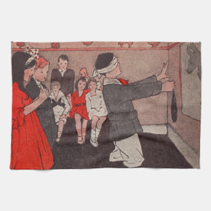 Pin the tail Donkey Tea Towel