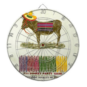 Pin the tail on the Donkey Dartboard