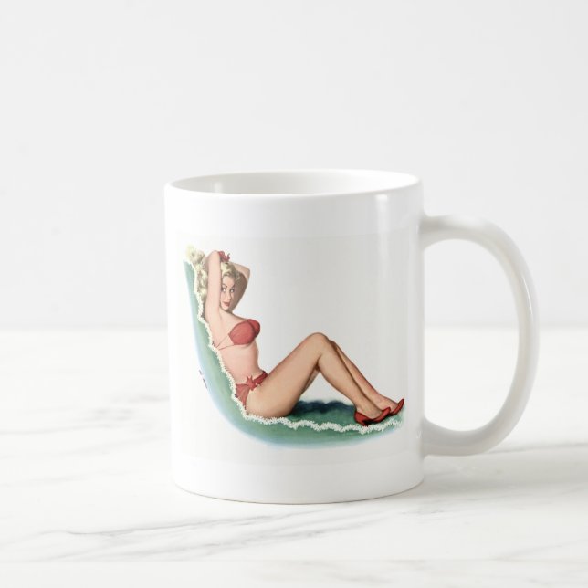 pin up coffee mug (Right)