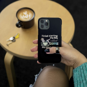 Pin-up Girl Coffee Addict  iPhone 11 Pro Case