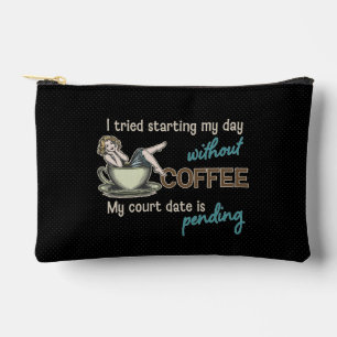 Pin-up Girl Coffee Addict Cosmetic Bag