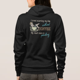 Pin-up Girl Coffee Addict  Hoodie