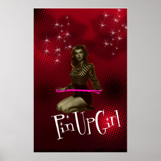Pin Up Girl Poster