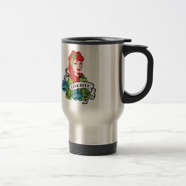 Pin-up Girl, Rock-A-Billy Travel Mug (Right)