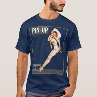 Pin up Girl Vintage Pinup Magazine T-Shirt